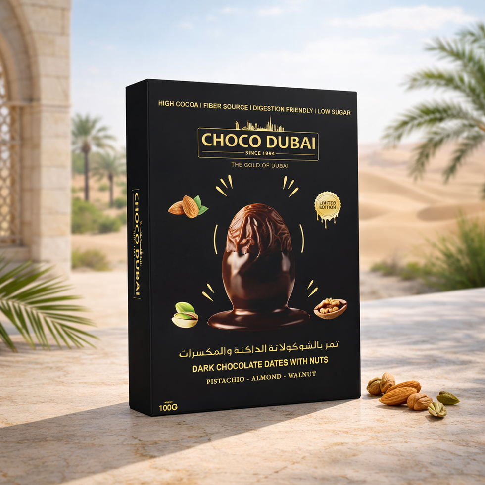 Dark Chocolate Dubai Dates